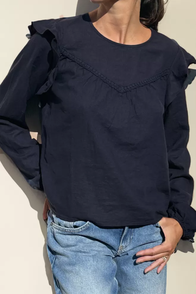 Subdued Blusa con rouches-Donna Camicie & Bluse