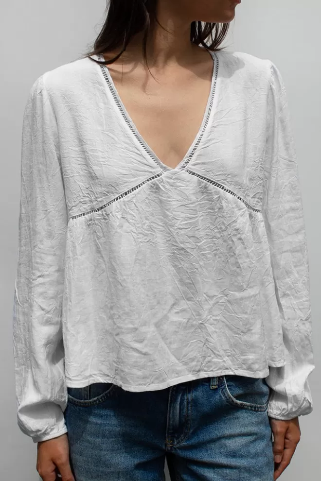 Subdued Blusa scollo a V-Donna Camicie & Bluse