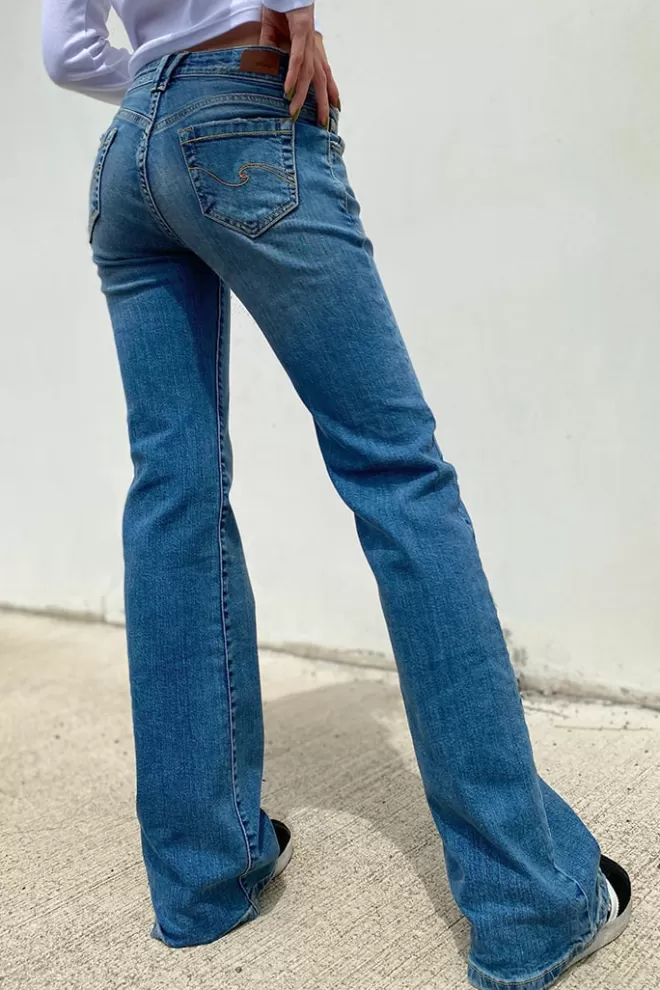 Subdued Jeans flare low waist-Donna Denim