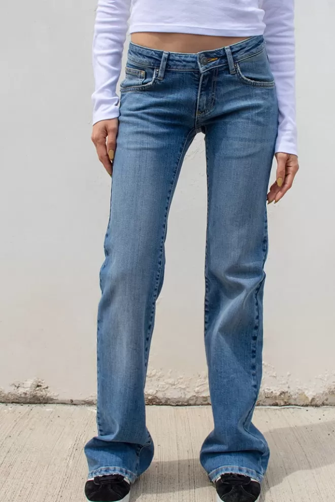 Subdued Jeans flare low waist-Donna Denim