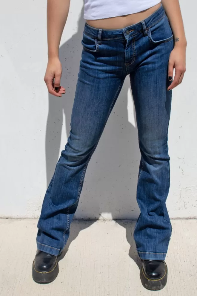 Subdued Jeans flare low waist-Donna Denim