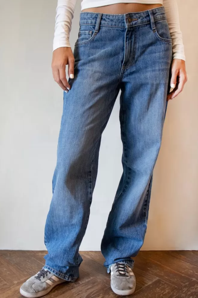 Subdued Jeans straight-Donna Denim