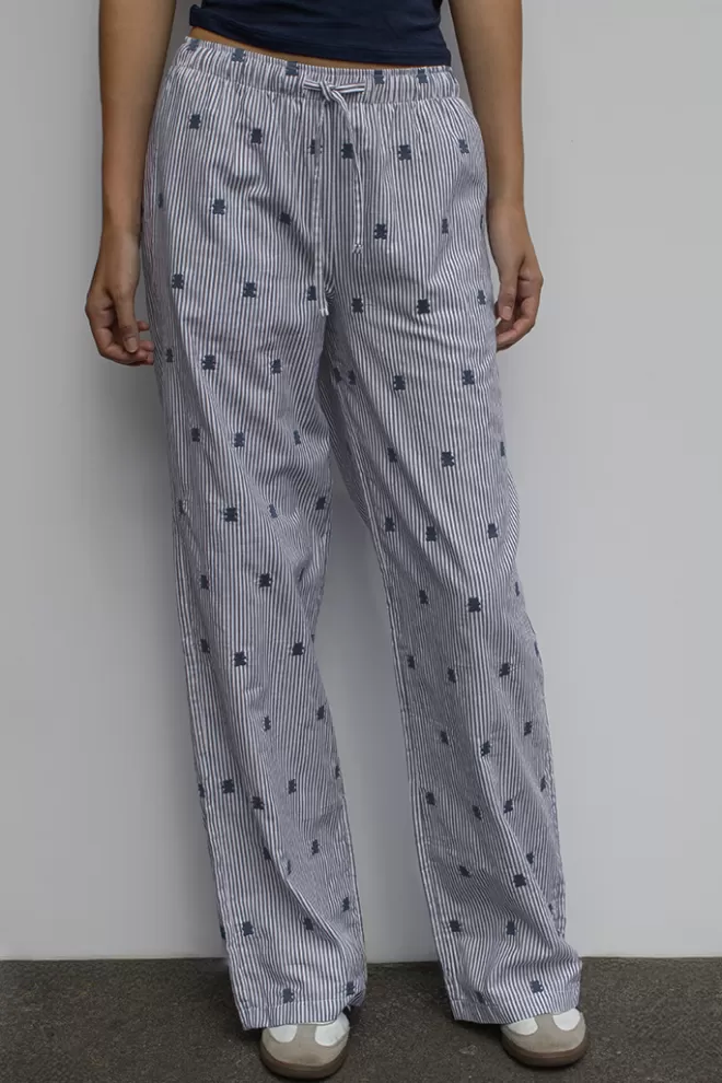 Subdued Pantaloni con orsi wide-leg-Donna Pantaloni