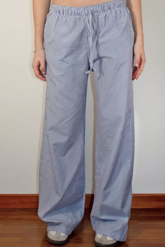 Subdued Pantaloni wide leg con coulisse-Donna Pantaloni