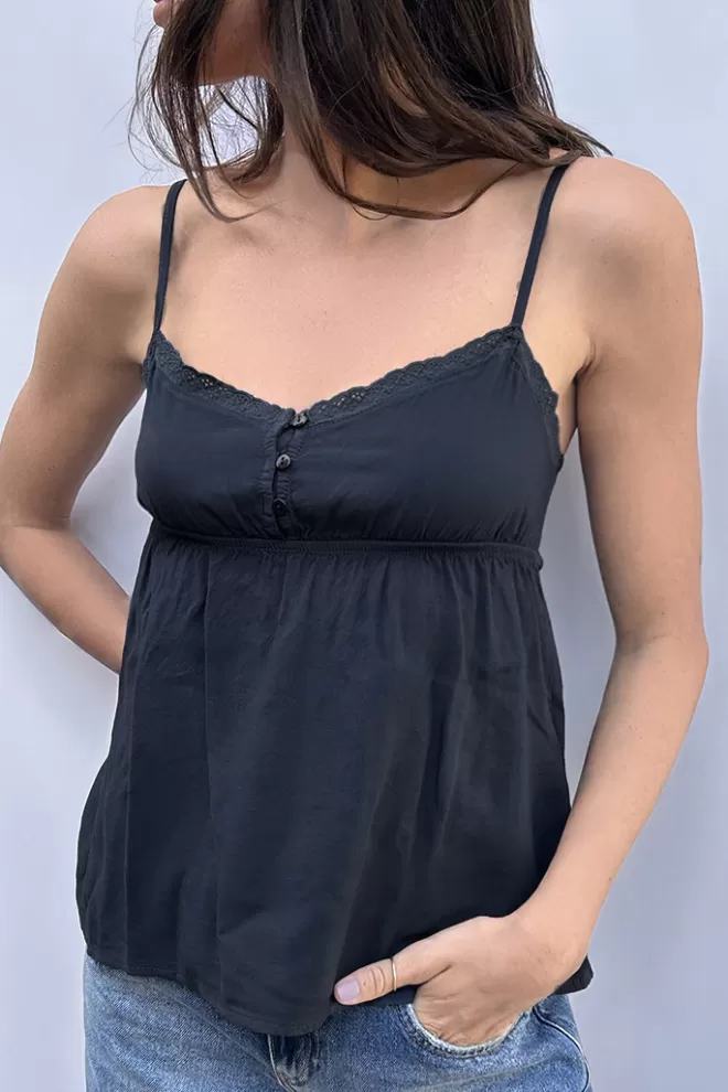 Subdued Tank top con bottoncini-Donna Top