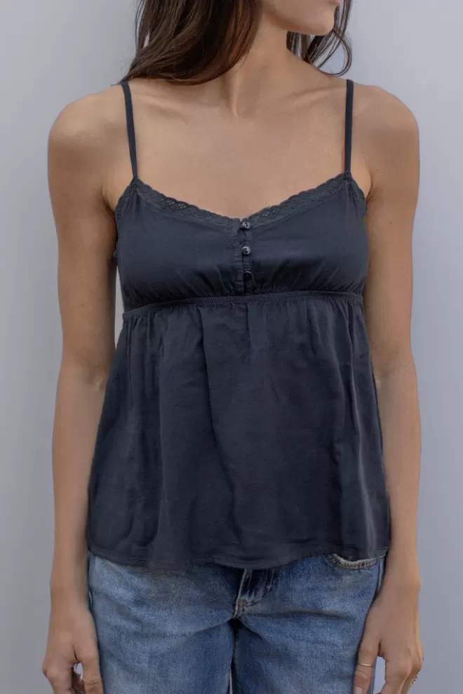 Subdued Tank top con bottoncini-Donna Top