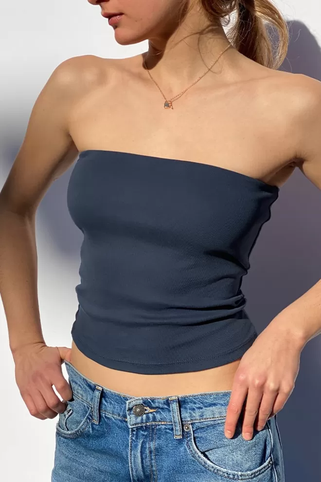 Subdued Top a fascia-Donna Top