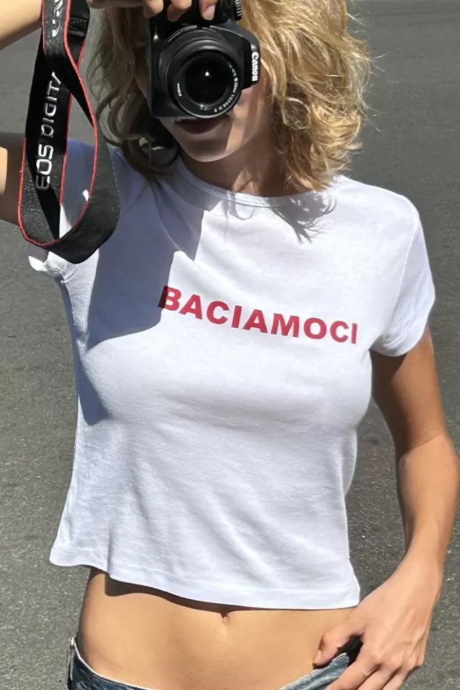 Subdued T-shirt Baciamoci-Donna Graphics