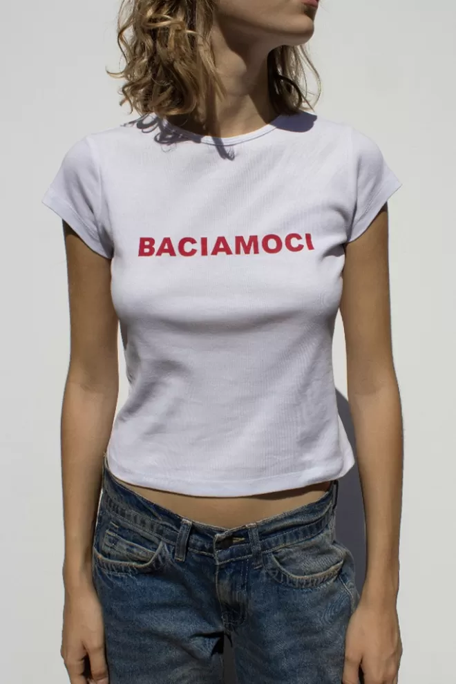 Subdued T-shirt Baciamoci-Donna Graphics