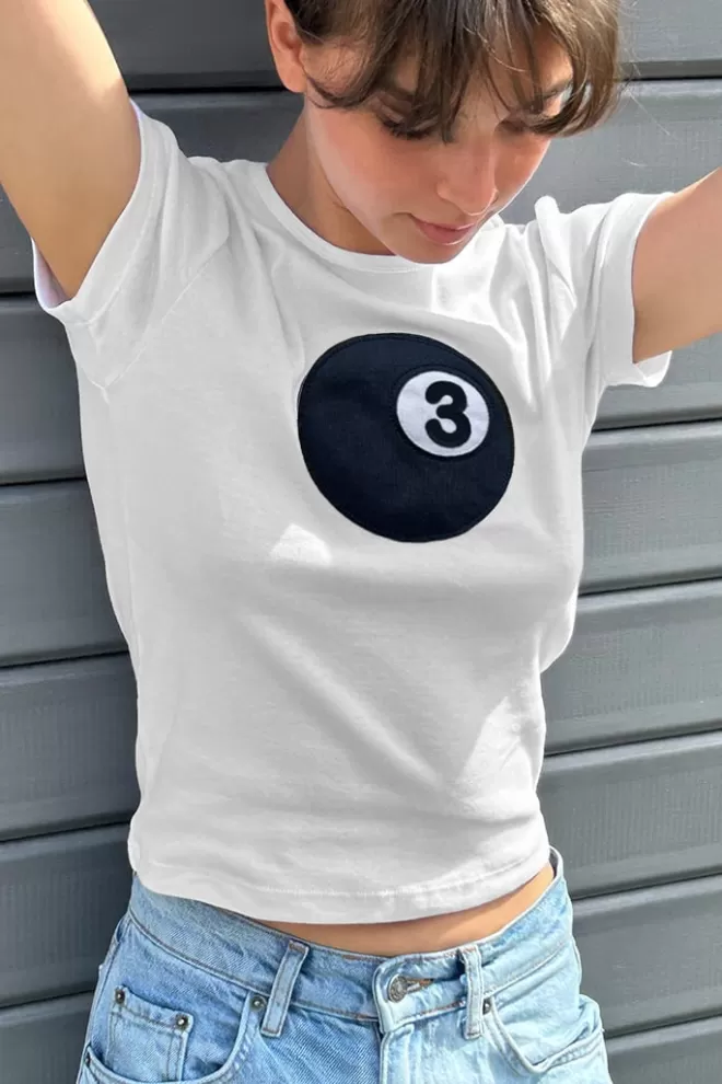 Subdued T-shirt Biliard Ball-Donna Graphics