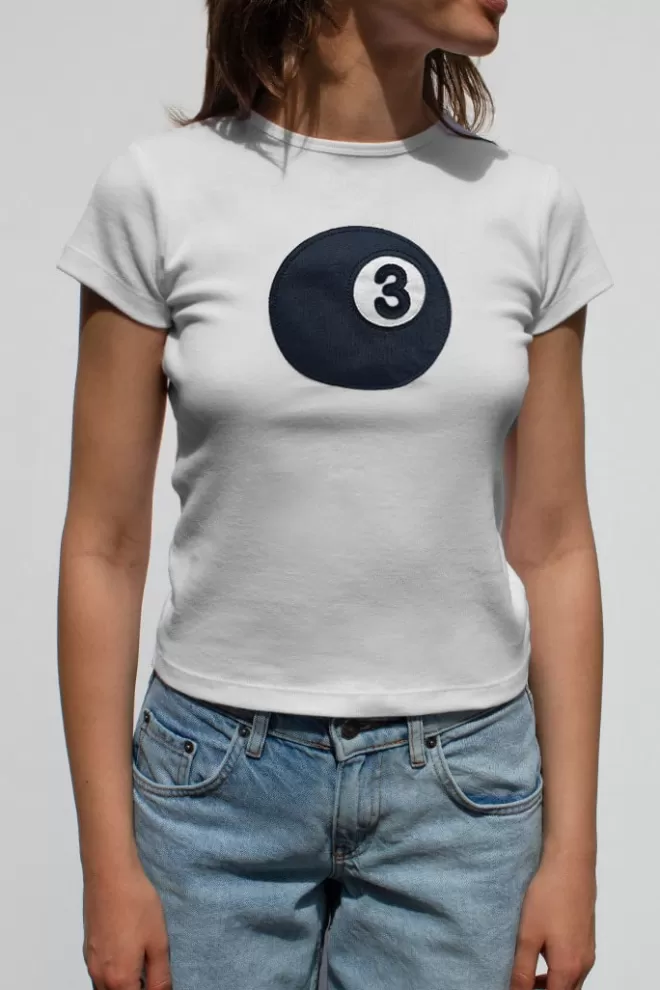 Subdued T-shirt Biliard Ball-Donna Graphics