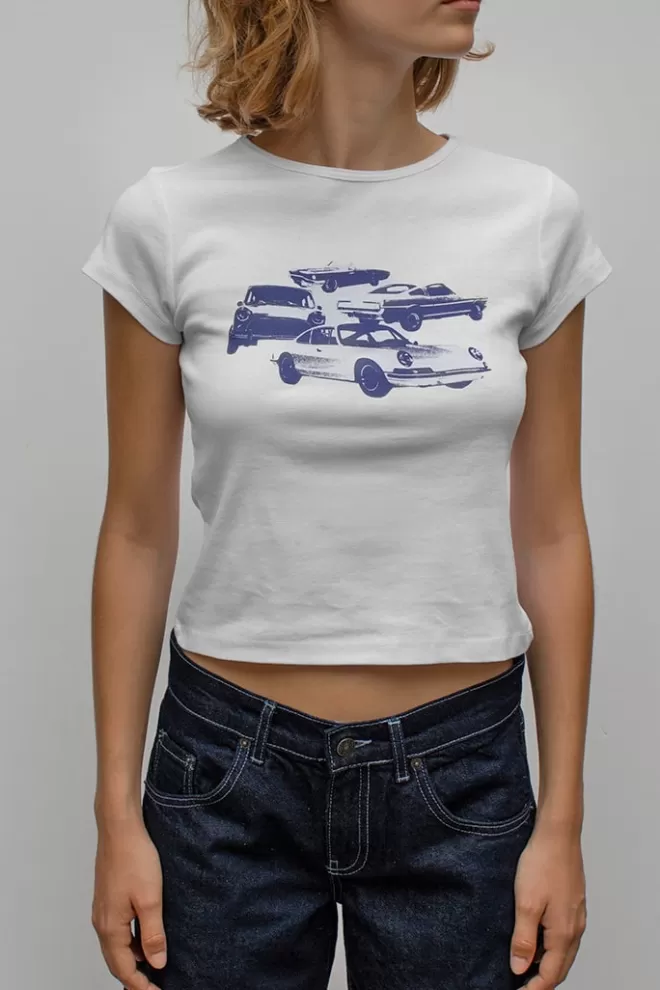 Subdued T-shirt Cars-Donna Graphics