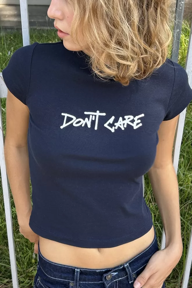 Subdued T-shirt Don't Care-Donna Graphics