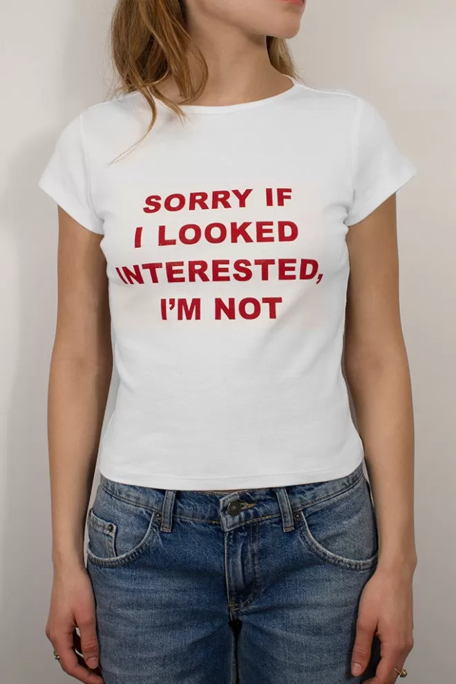 Subdued T-shirt Sorry if i looked-Donna Graphics